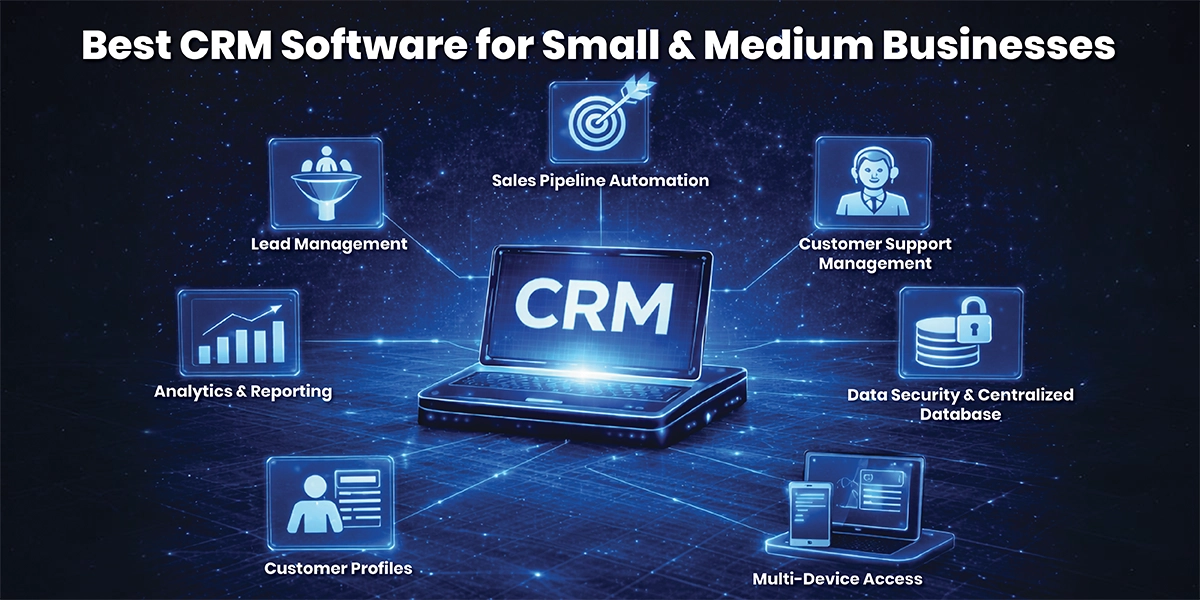 Best CRM software designed to help small and medium businesses manage customers and grow sales
