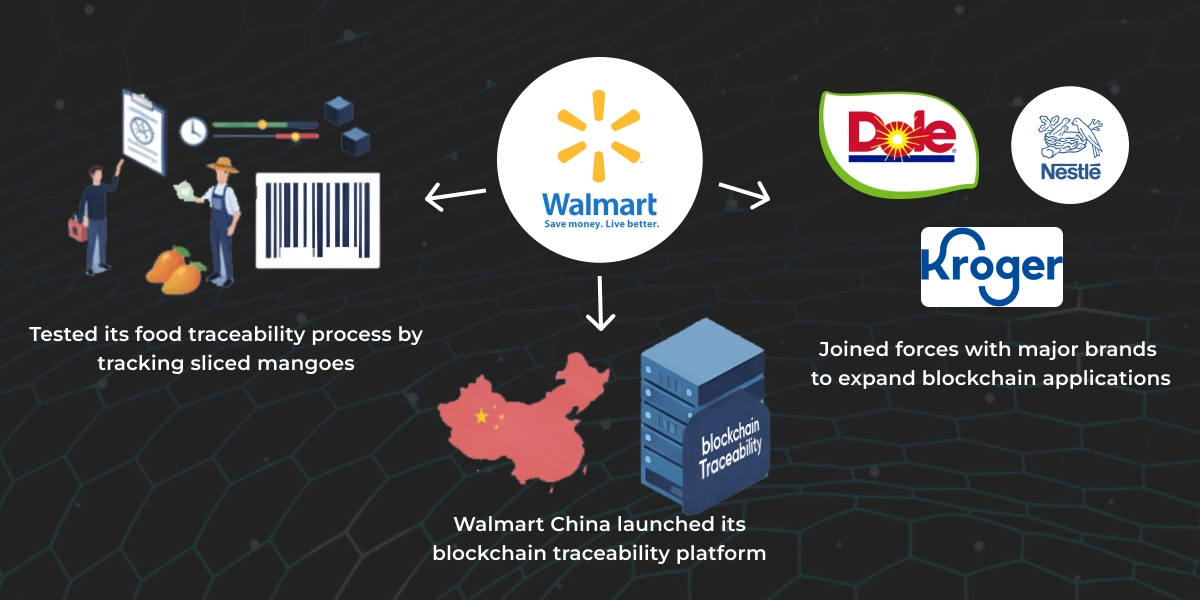 Examples of how blockchain improves supply chain efficiency and transparency through real case studies.