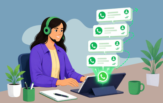 Automated template design for WhatsApp campaigns, notifications and customer outreach.