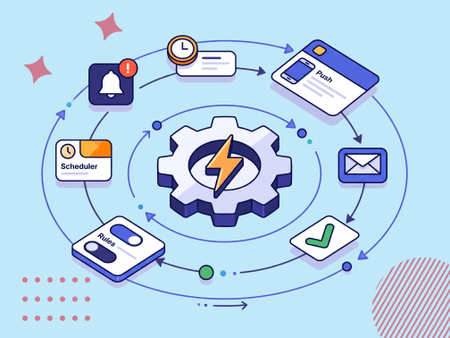 CRM automation and notification management for reminders, alerts and customer updates.
