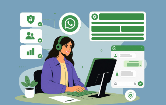 Direct Meta WhatsApp integration for seamless communication and customer engagement.
