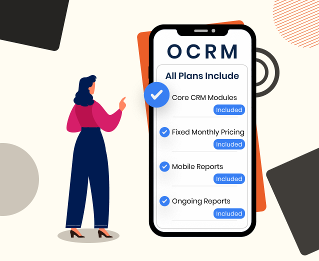 Essential OCRM features including sales pipeline management, quotations, reporting, workflows, and role-based access.