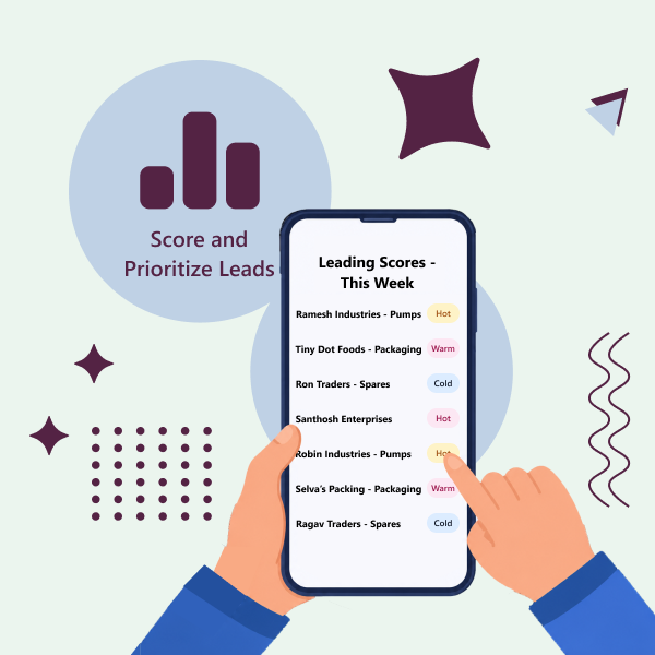 Score and prioritize IndiaMART leads based on quality to improve sales efficiency and conversions.
