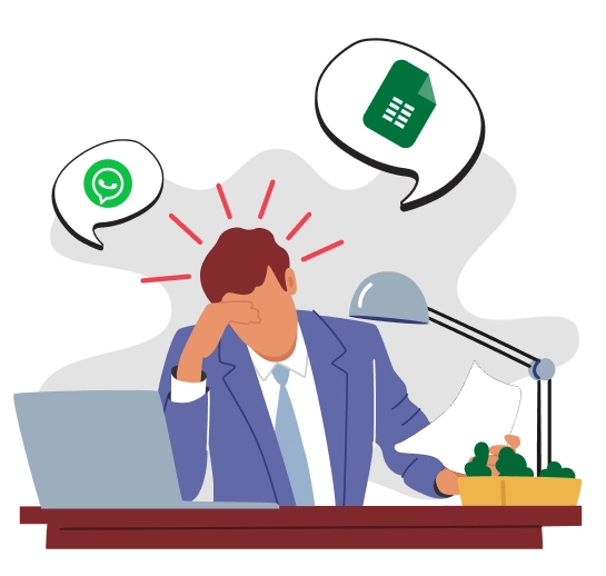 Customer sales management software for tracking leads, opportunities, follow-ups, and sales